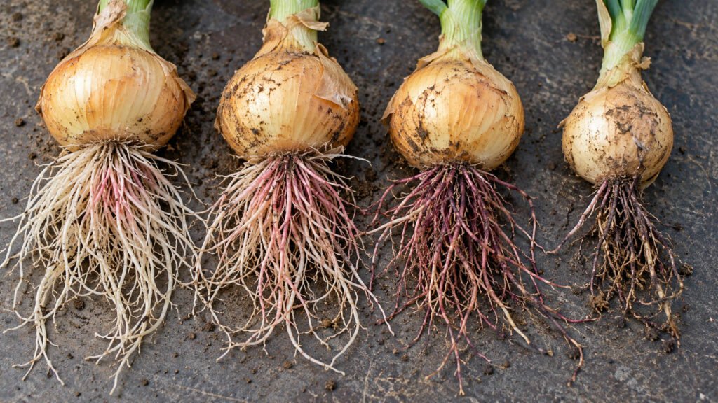 4 onion pink roots